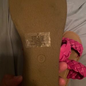 Pink sandals